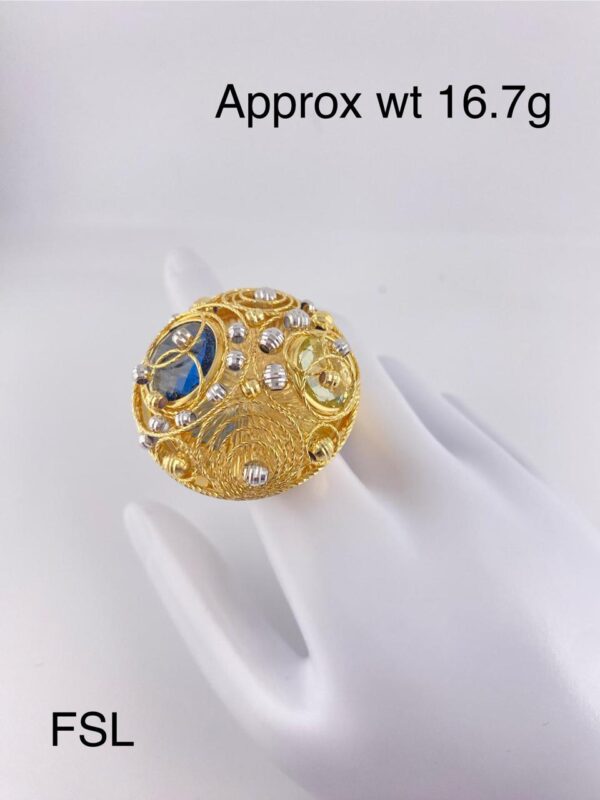 Gold Bob ring